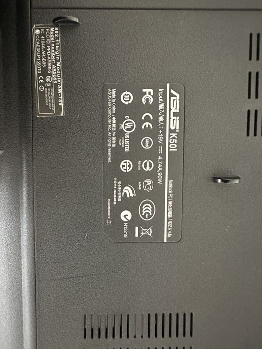 Продам ноутбук ASUS K501 (черный)