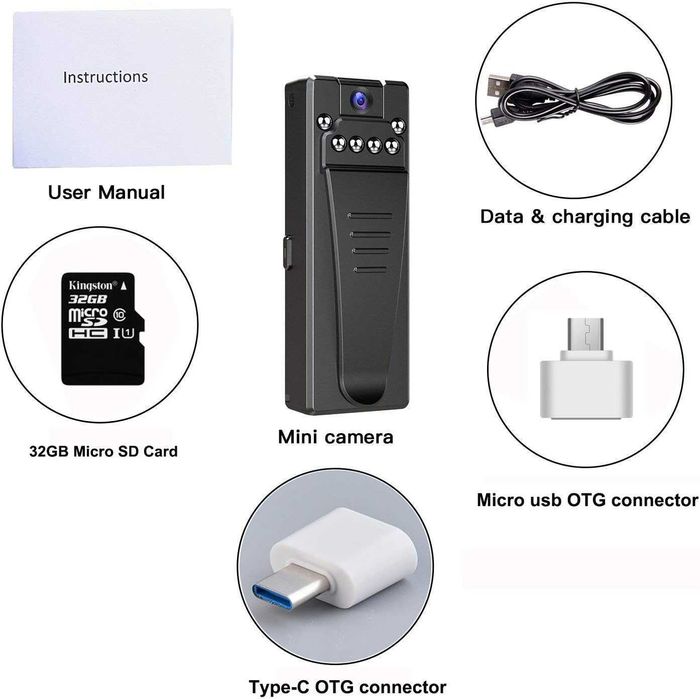 DEXILIO Мини DV камера