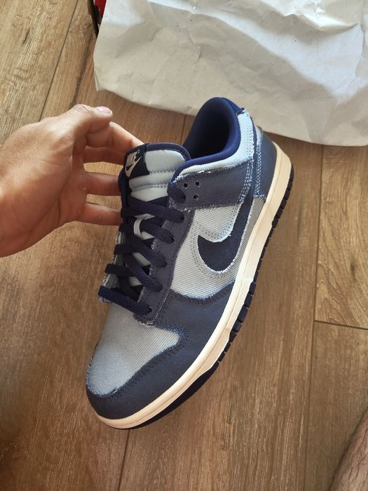 NOI Nike Dunk Low Retro SE 42 teniși bărbați albastru bleumarin jeans