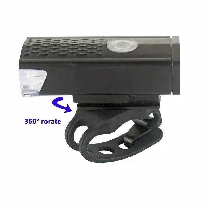 Комплект LED светлини за велосипед колело предна и задна, USB R-7188