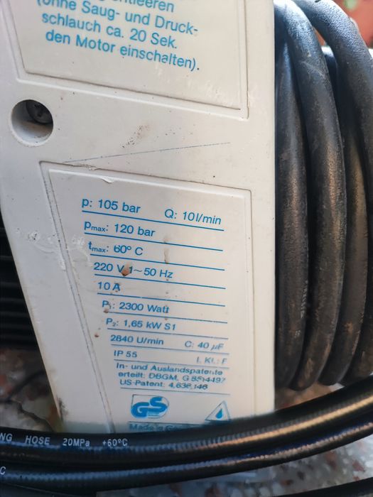 Aparat de spălat cu presiune Kranzle K 105