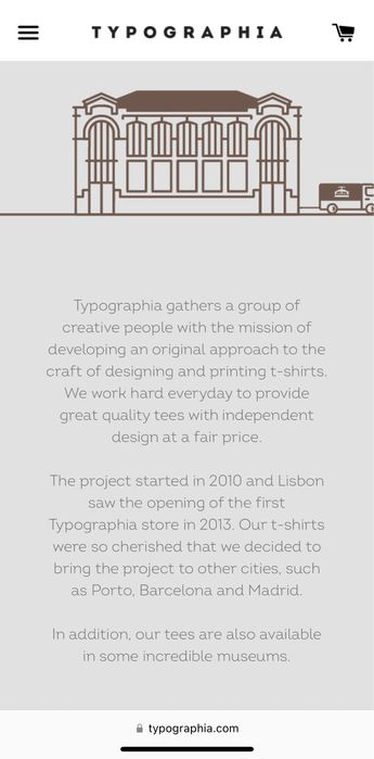 Tricou unisex Typographia Porto, bumbac organic, nou