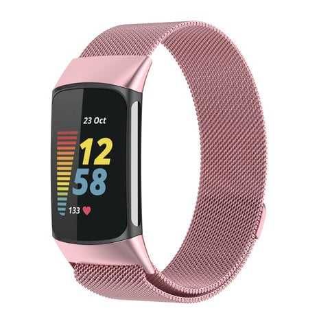 Метална магнитна верижка каишка FitBit Charge 5 6 Versa 3/4 Sense 2