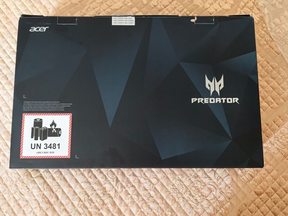 Продаётся ноутбук ACER Predator hellos 500