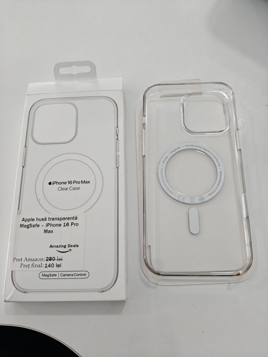 Husă Transparentă Apple iPhone 16 Pro Max, MagSafe