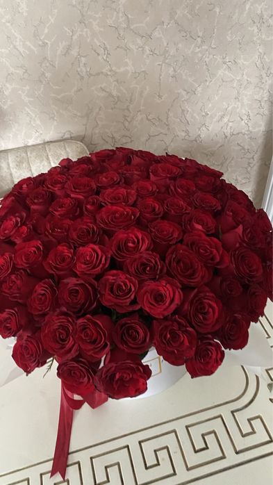 Букет красних роз 101 штук