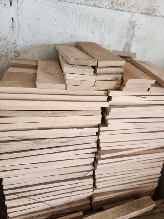 Frize pentru parchet nefinisat fag aburit, uscat, 60x15x2.3 cm