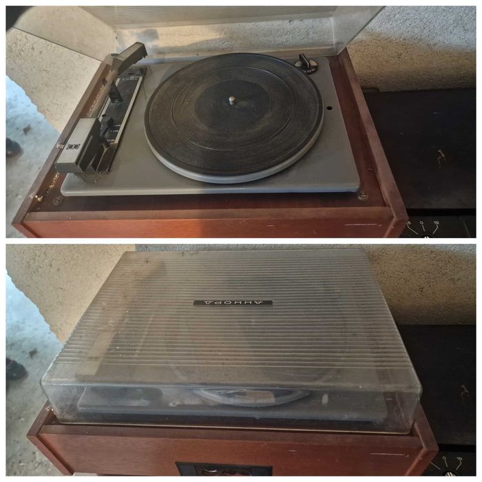 Стар ретро грамофон Akкорд