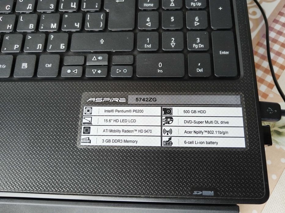 Лаптоп Acer Aspire 5742ZG