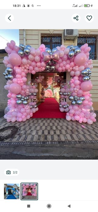 Ofarmleniya Afarmleniya shariki vozdushniy fotozona ochilish marosimla