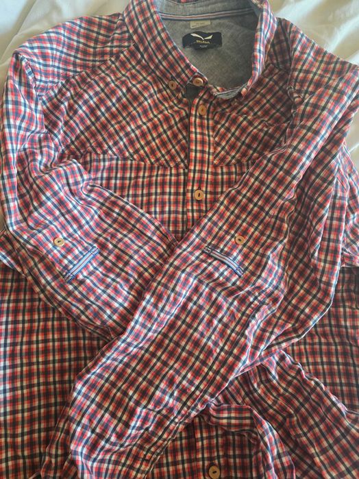 Salewa Fanes Flannel Long-Sleeve Shirt Мъжка Риза Туризъм Ежедневна Раз.M