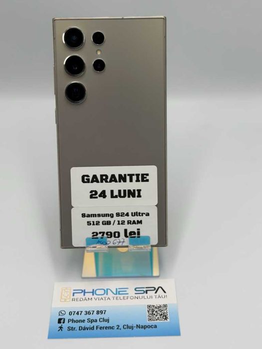 Samsung S24 Ultra 512Gb,12 RAM- Din magazin,cu garantie! RATE TBI !
