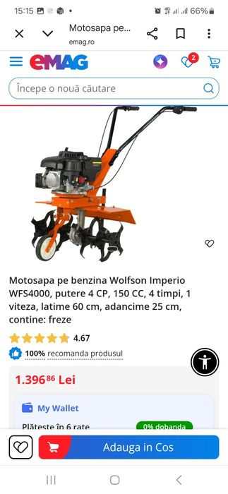 Motosapa Wolfson Imperio WFS4000 4cp