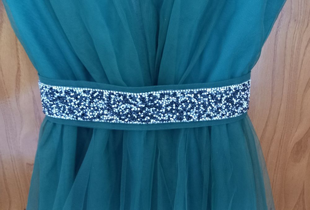 Бална/официална рокля, зелена