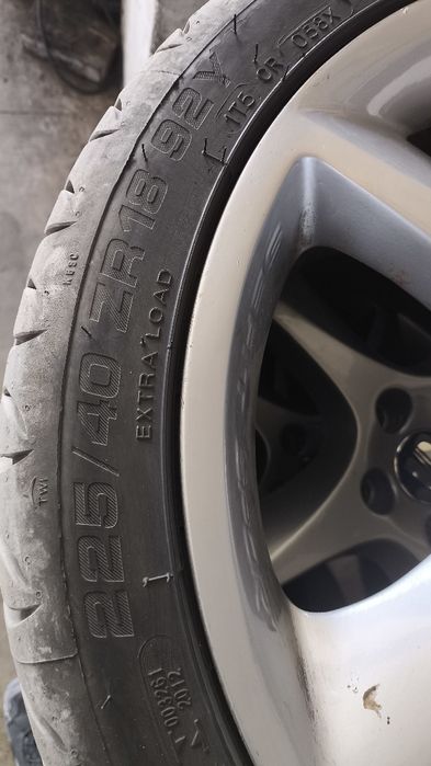 Джанти 18" 5х112 с нови гуми 225/45r18