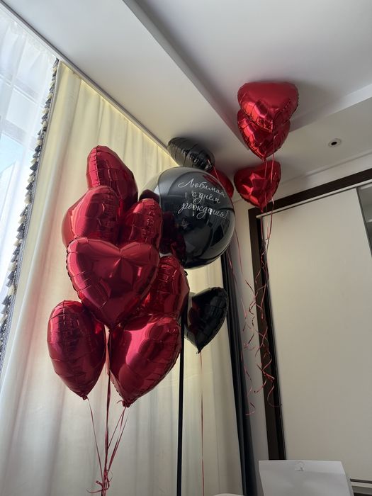 Шары в форме сердца