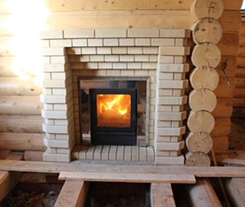 Ремонт печи дома в бане