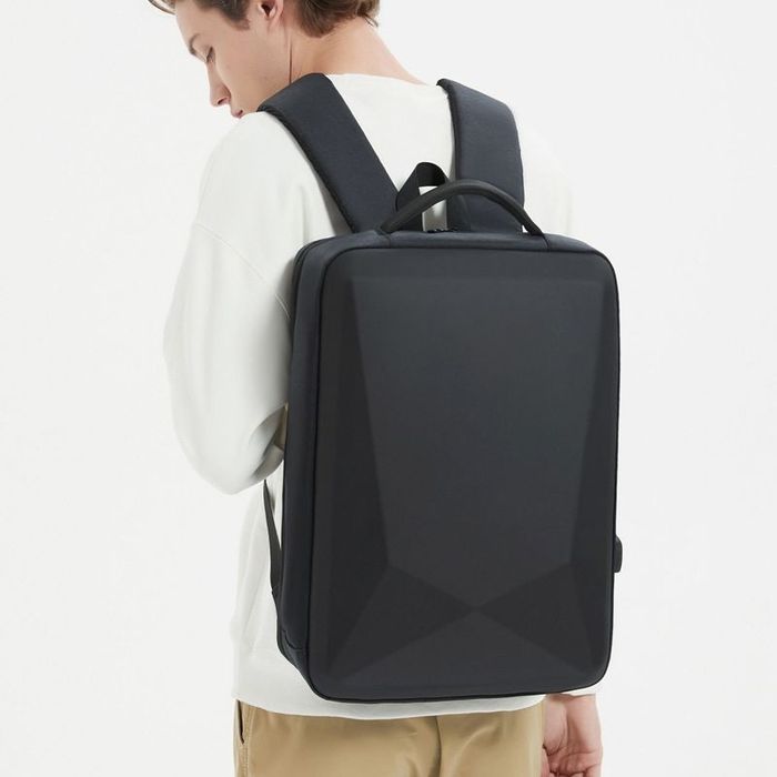 мужской рюкзак для ноутбука с твердым корпусом, водонепроницаемый 
ори