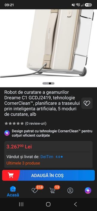 Robot de curatare geamuri Dreame C1
