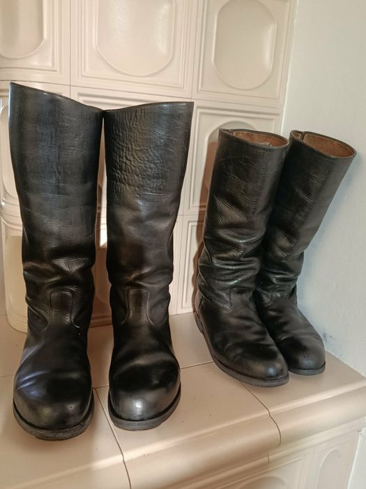 Cizme piele populare - ffi egy bőr csizma vastag szár 45 - 46