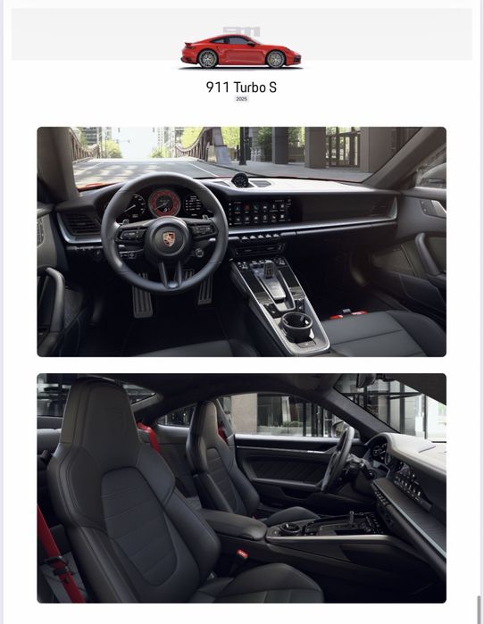 Porsche 911 Turbo / Turbo S растаможен машина в Ташкенте
