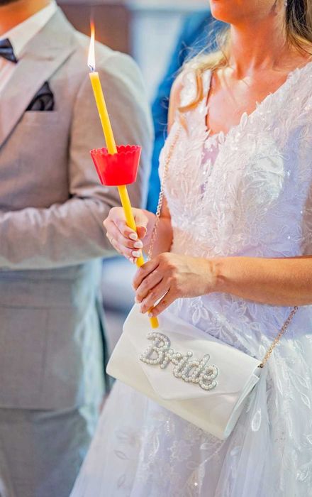 Булчинска рокля с корсет – размер S/М