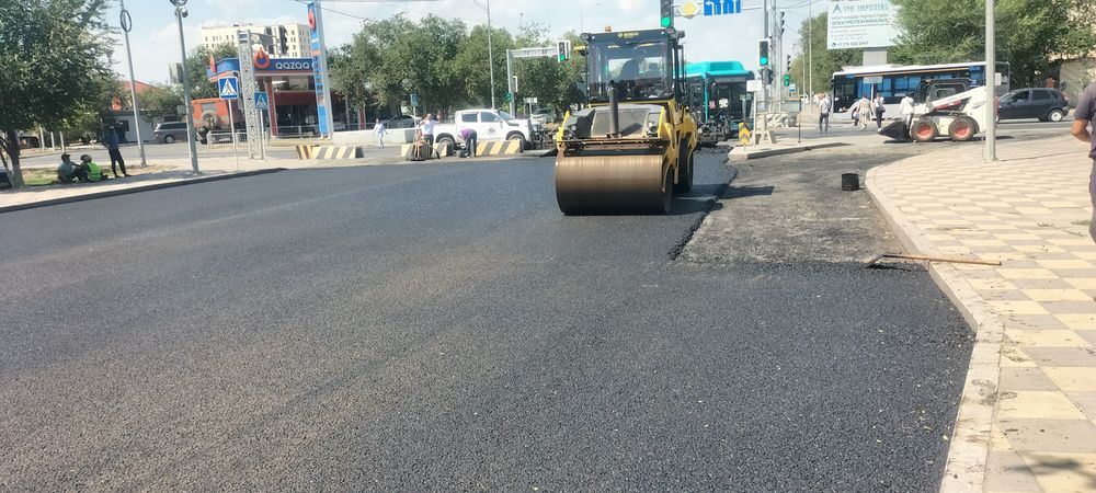 Брушадка, Асфальт жумыстары