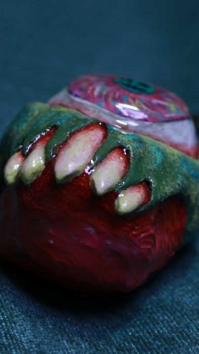 Breloc Handmade Zombie
