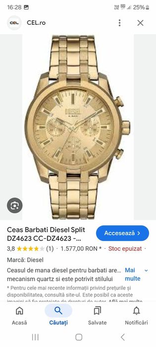 Ceas original Diesel barbati nou