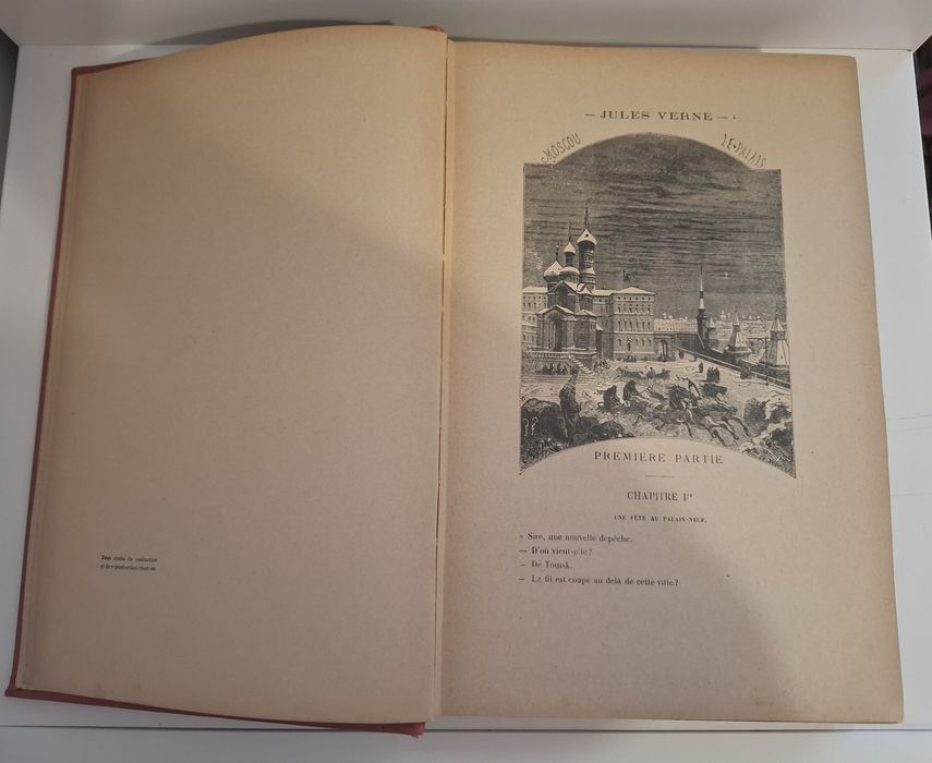 Carte veche Jules Verne – Michel Strogoff (1898) – ediție Hetzel ilustrată, de colecție