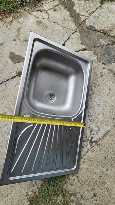 Vand chiuveta inox si baterie inox