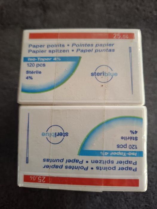 Vârfuri de hârtie (120 bucăți) - Conicitate ISO 4% - Haide!