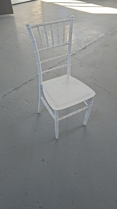 Scaune tiffany albe PPR 100%
