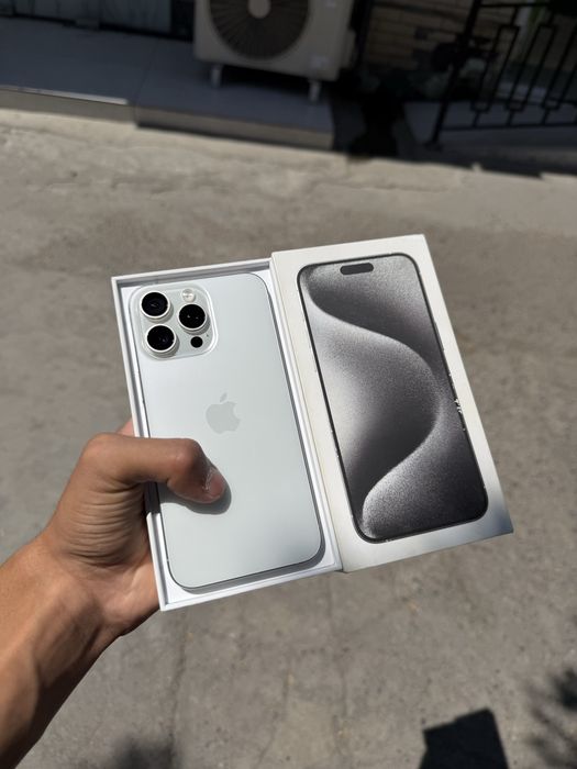 iPhone 15 pro max silver 84% ayfon айфон