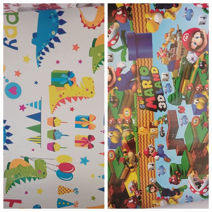 Продам бумаги для упаковки подарков и бантики, ленты атласные