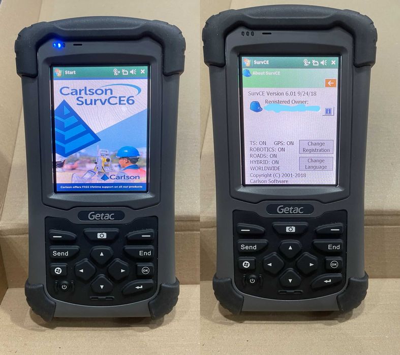 Controler  NOU GETAC PS236 SurvCE 6, Fieldgenius 11 Surveypro 6 - RTK