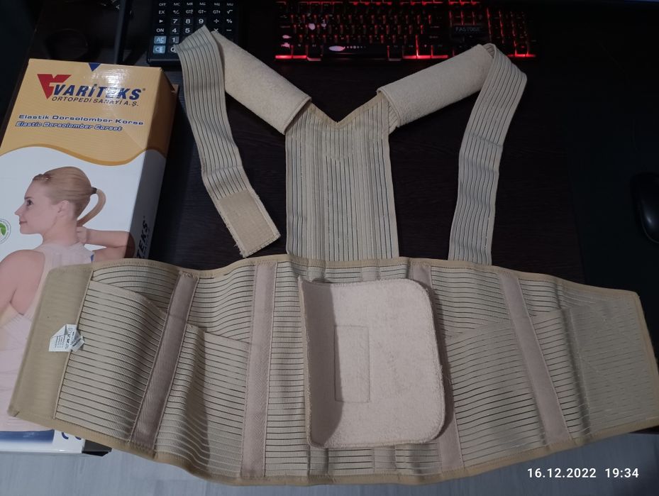 Карсет, коректор осанки грудь поисница