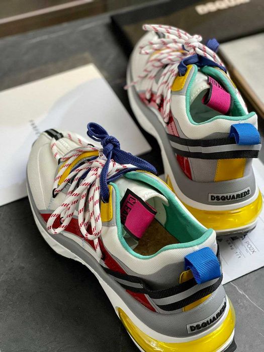 Маратонки DSQ2 Bubble Dsquared2 бели сникърси