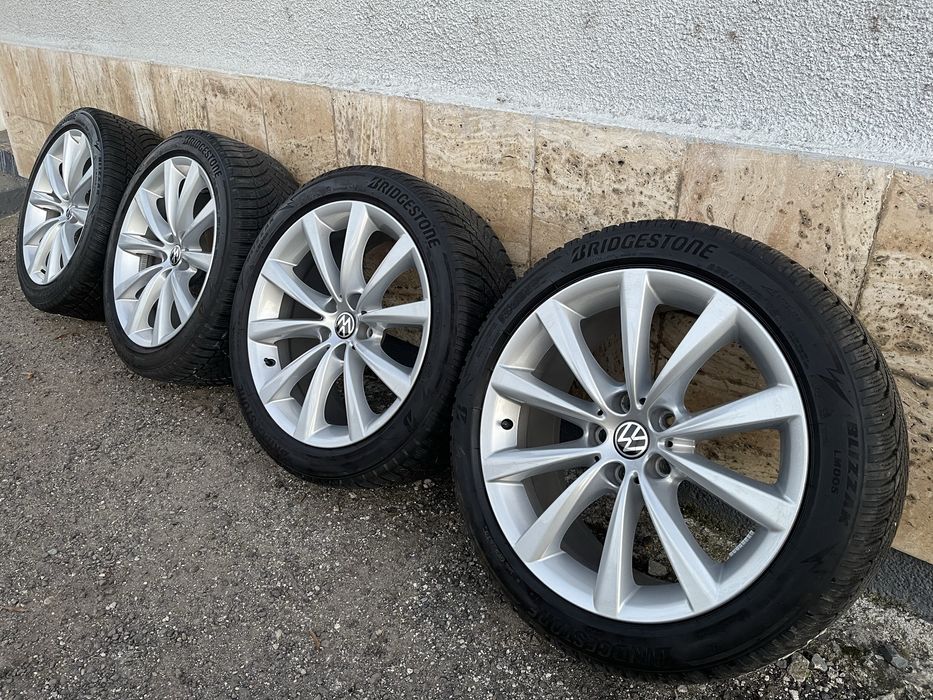 Jante 18 Skoda Superb Vw Passat B8 Arteon Anvelope Roti iarna 235 45