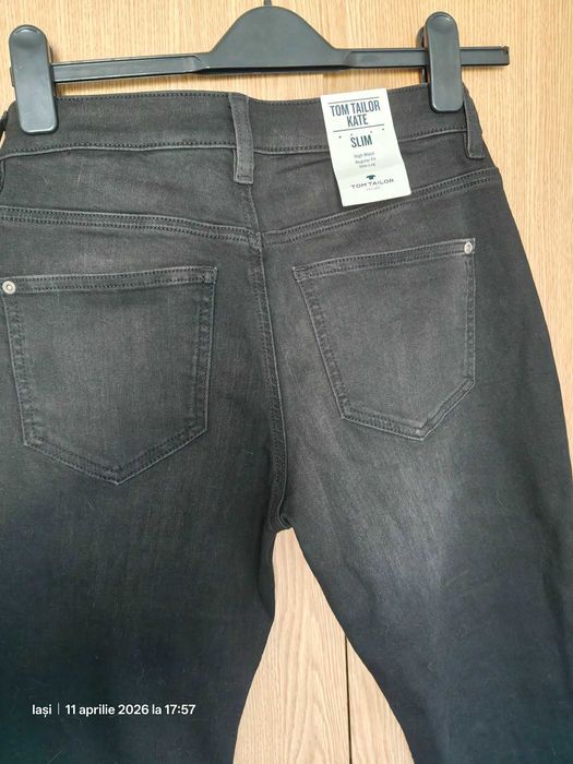 Blugi Tom Tailor Kate Slim,Negru Barbati