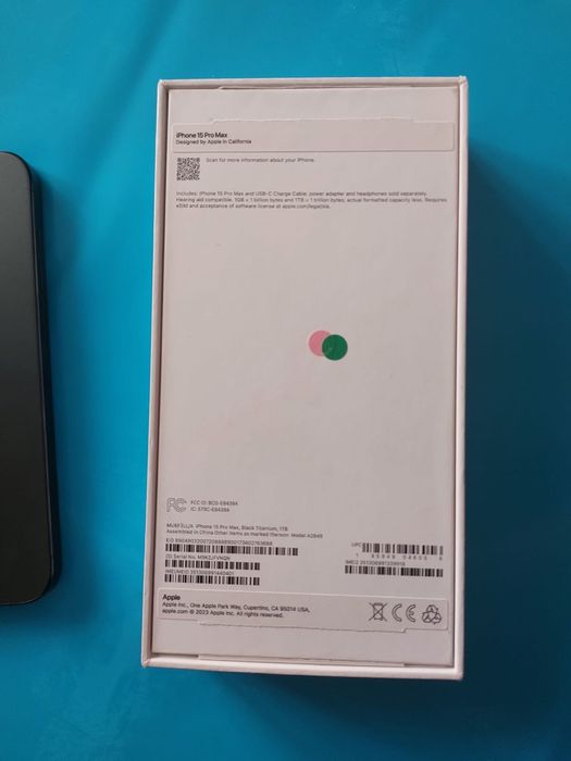 IPhone 15 Pro Max,Black Titanium, 1TB