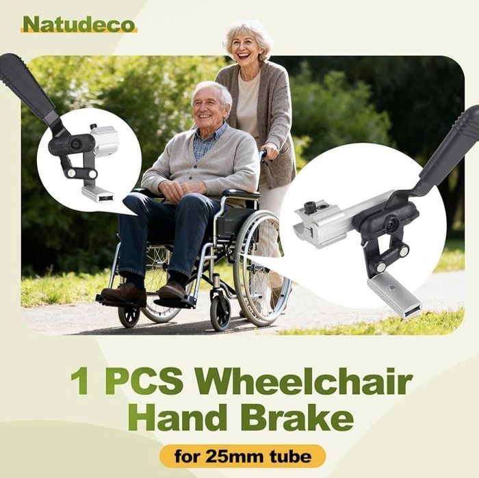 Frână de mână pentru scaun cu rotile Naudeco