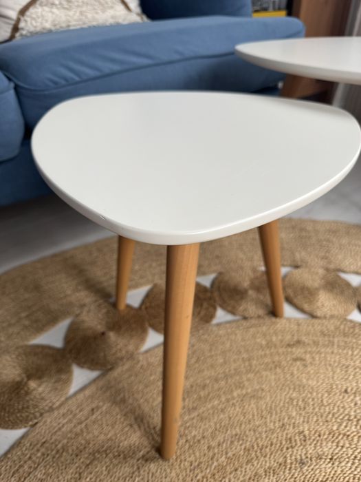 Set masute cafea din mdf si bambus