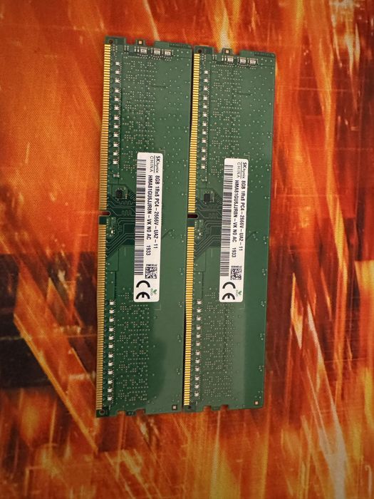 16GB DDR4 duall chanel 2666Mhz