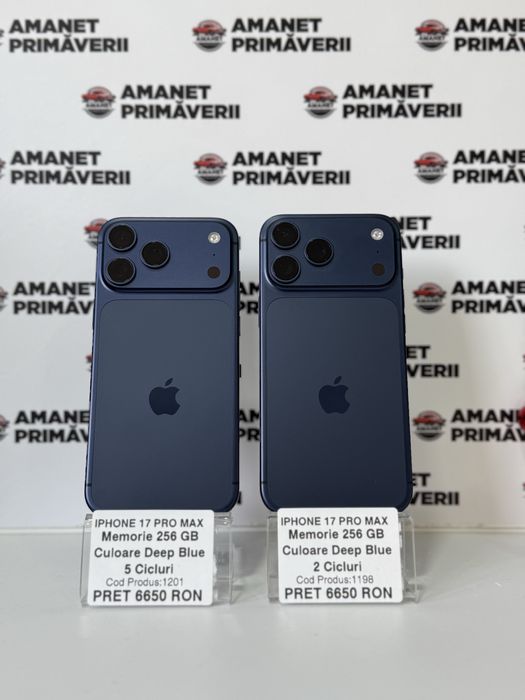 Iphone 17 Pro Max 256 GB Blue Garantie