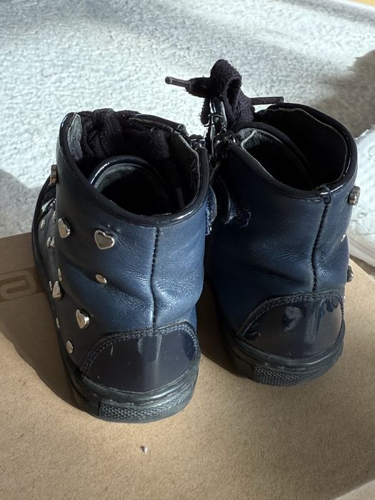 Ботинки кожаные Италия