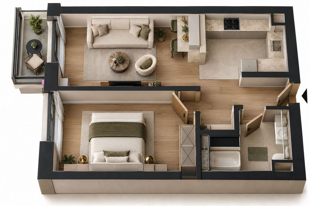 Apartamente de vanzare in West village, Proiect Rezidential nou