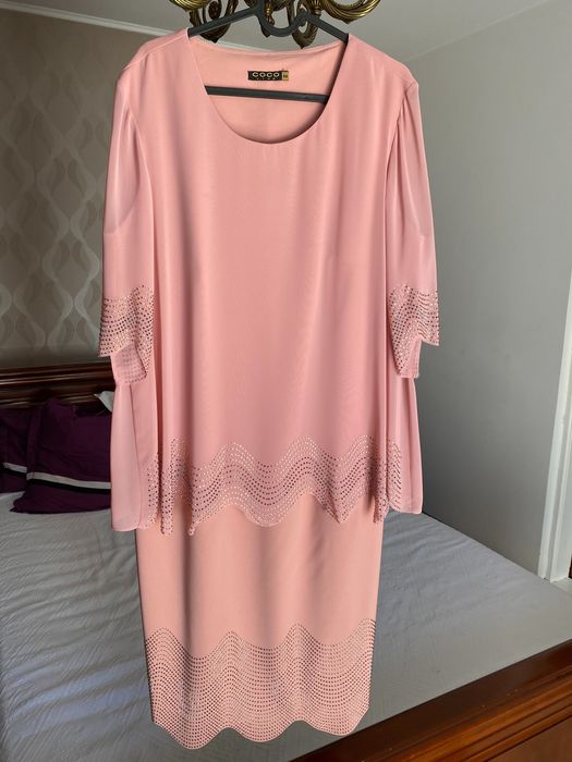 Rochie roz pudrat marimea L