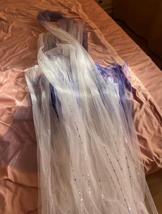 Платье Эльзы для девочки 4, 5, 6 лет