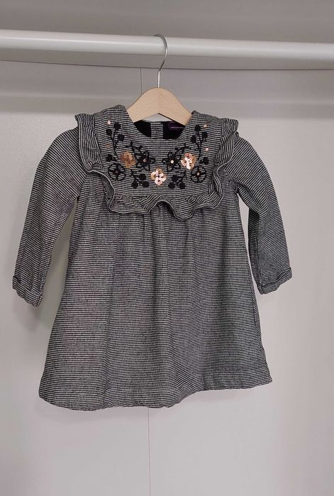 Дрехи за момиче 86см, 12-18-24месеца. Next, Zara, Sergent major